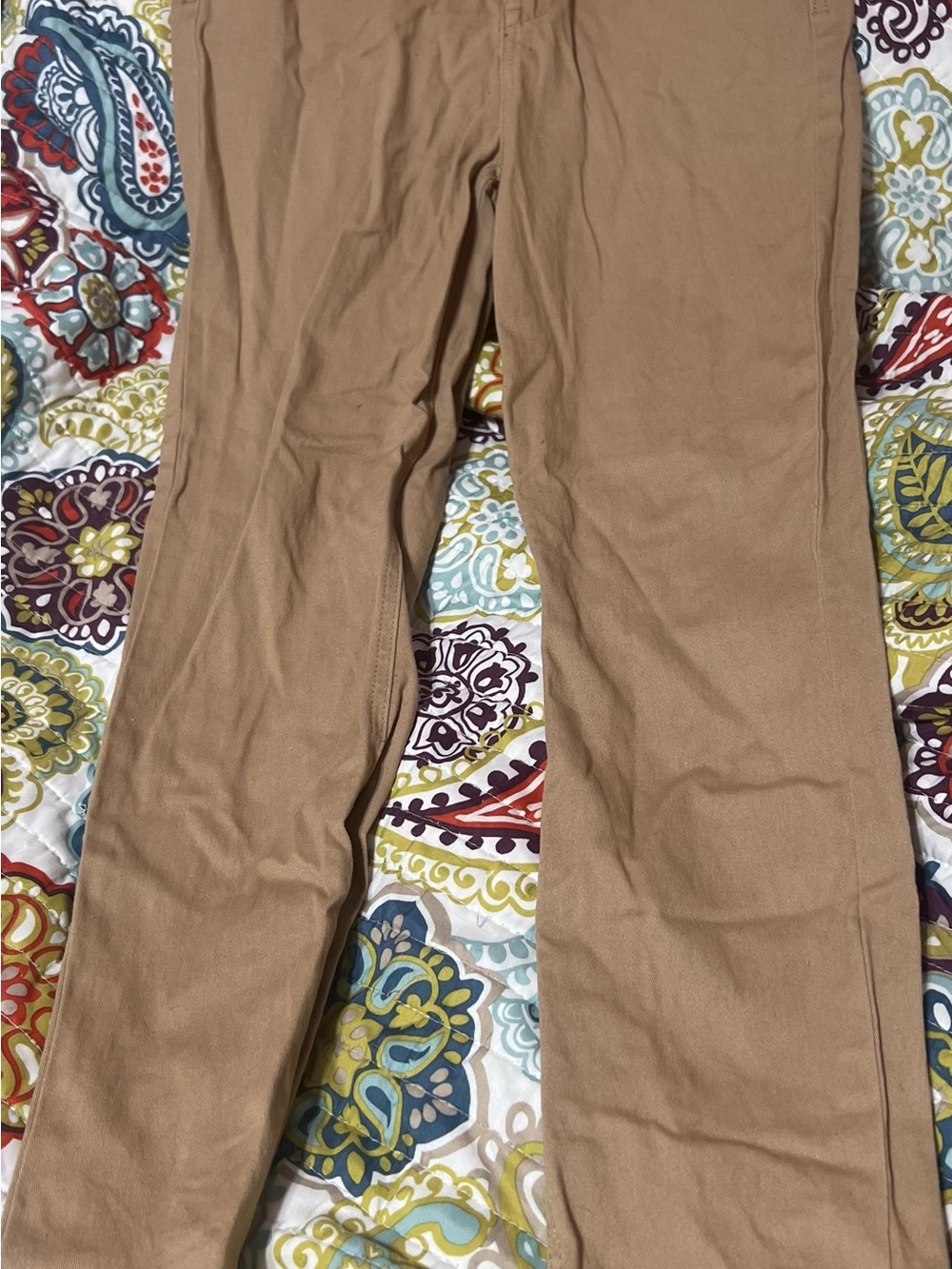Celebrity Pink Boot Cut Pants in Tan